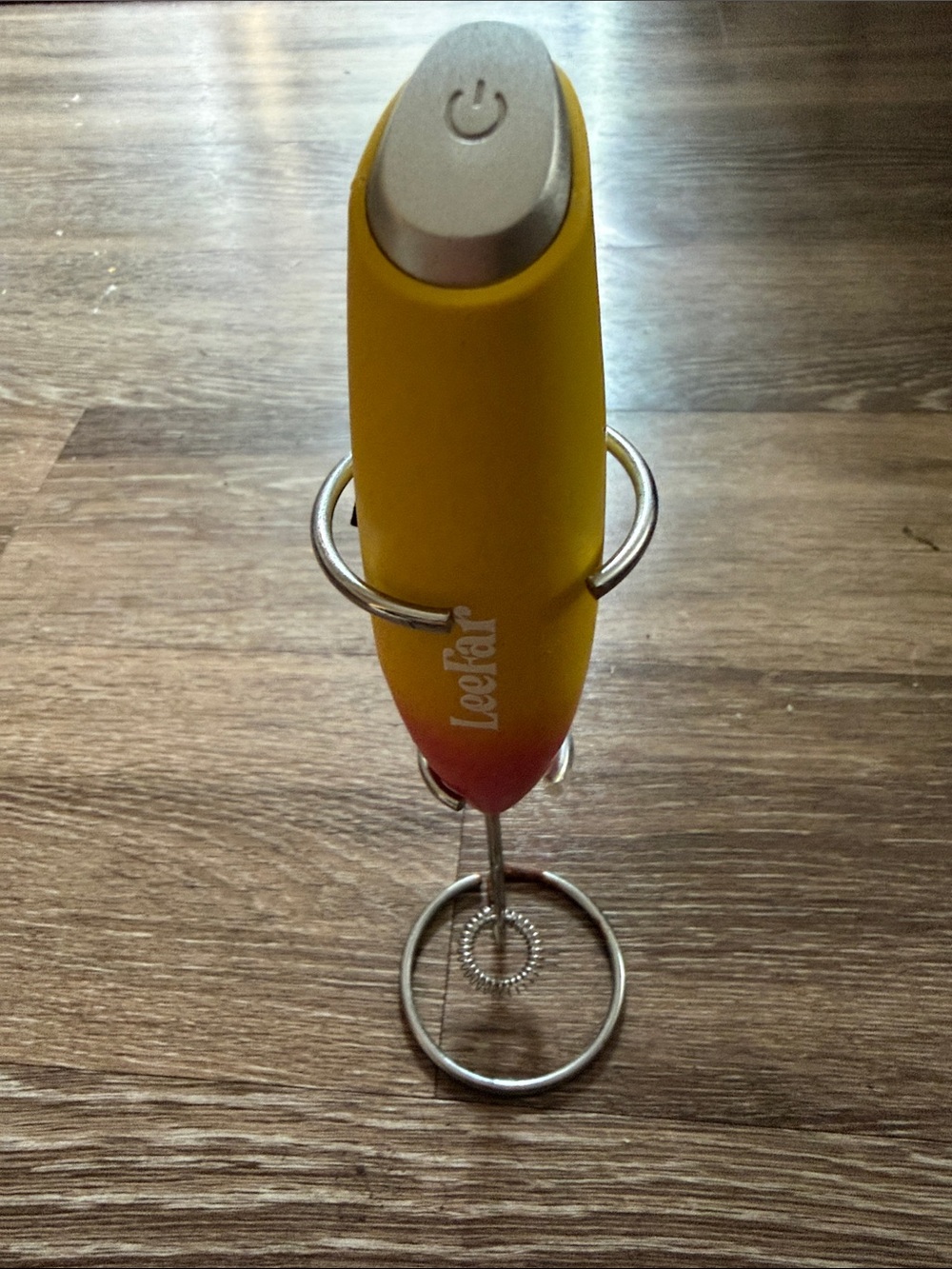 Yellow Handheld Milk Frother – Portable Electric Foam Maker. Free for $50 over